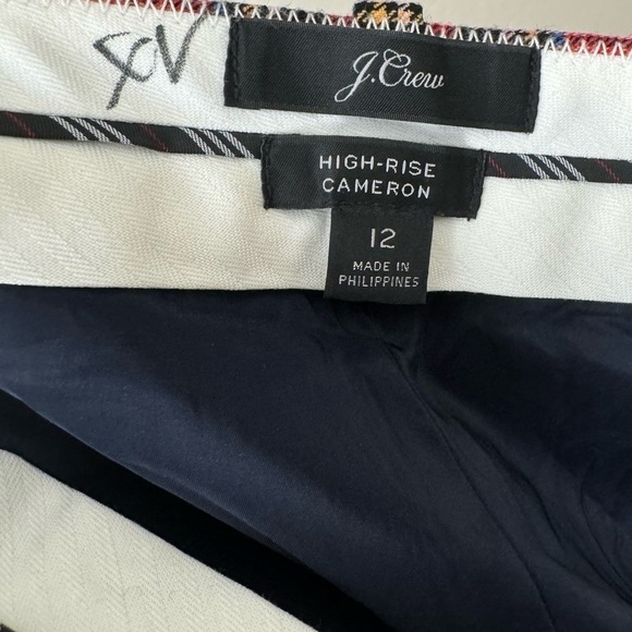 J.Crew High Rise Cameron Pants in Red Stewart Tartan - Picture 4 of 8